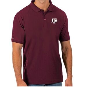 Texas A&M Aggies Legacy Pique Polo XL Men's Antigua Maroon